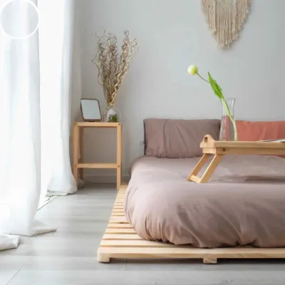Giường Ngủ Pallet Gỗ Thông Gấp Gọn Giường Gỗ pallet Gập Gọn