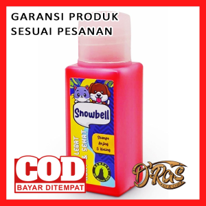 shampo kucing anjing anti kutu sampo snowbell 30ml