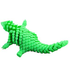 JOY TOY Movable Joints 3D Printed Pangolin Realistic Cartoon 3D Printed Pangolin Model 3D Printed Articulated Animal Handicraft Pangolin Ornament Children
