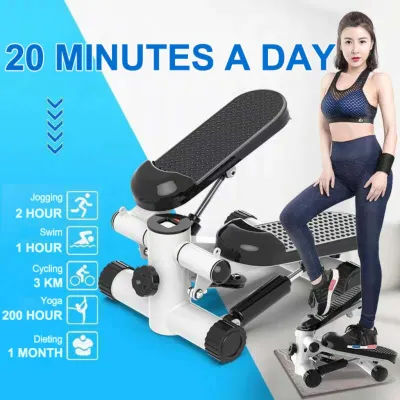 Portable Exercise Bike Rehabilitation Mini Bicycle Hand Foot Fitness Exerciser Basikal Senaman Pemulihan Stepper (White)