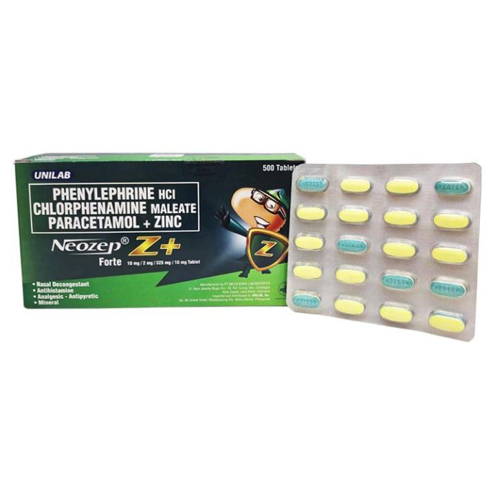 NEOZEP Z+ FORTE TABLET 10's | Lazada PH