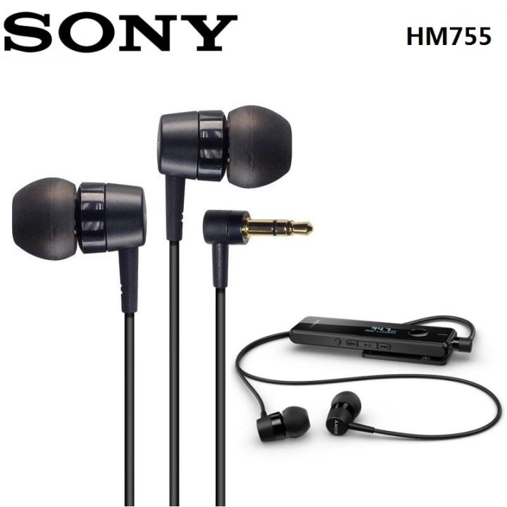 Original For Sony MH755 L Shape Long Short Wire Stereo Earphones Outdoor 3.5mm Jack Portable Device Lazada PH