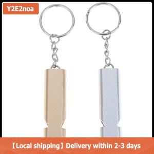 【Local shipping】 Hợp kim nhôm khẩn cấp Survival còi cắm trại ngoài trời Đi Bộ Đường Dài công cụ W Keychain