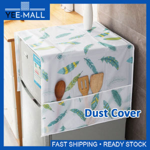 Waterproof PEVA Washing Machine Dust Cover  Refrigerator Protector Microwave Oven Cover Cloth Home Décor Fridge Cover