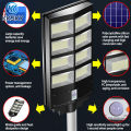 KKSKY Solar Lights With Solar Panel Wall Light Original 2 Side 400W 800W Led Outdoor Waterproof Solar Street Light Motion Sensor Flood Lamp. 
