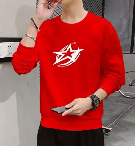 Diskon Spesial Sweater Trendy Kaos Pria Elegan Crewneck Cowok Keren Bintang Sweter Kasual Baju Kece