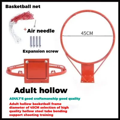 💥Can be dunked💥THE SUN Heavy Duty Basketball Hoop Basketball Ring Heavy Duty Ring 18 Inch Standard NBA Standard International Standard Load bearing 300kg Basketball Ring For Kids Basketball hoops for adults 10 years is not bad