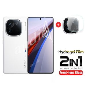 Pelindung Layar Screen Protector Kompatibel Untuk Iqoo 12 paket 2 in 1 Berbahan Hydrogel