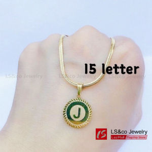 LS&co Jewelry High Quality Stainless Steel Letter Pendant Necklace for Unisex B-2419n
