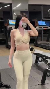 MIDORI SPORT - ÁO XOẮN DÂY LƯNG A6 - THUN LẠNH LULU - KÈM MÚT RỜI   - THÍCH HỢP ĐI TẬP GYM  YOGA  AEROBIC