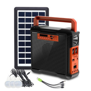 Portable Solar Generator Power Station Panel Charger Emergency Backup Outdoor Travel Camping