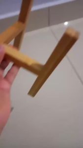 Bamboo Wood Flowerpot Holder Plant Wooden Rack Floor-Standing Bonsai Display Stand Garden Supplies