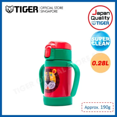 Tiger 280ml Stainless Steel Kids Straw Bottle - MCK-A280