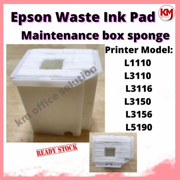 Original Epson L1110 L3110 L3150 Maintenance Box Waste Ink Pad 1749772 ...