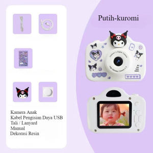 【Penjual Lokal】kamera mainan anak mini Berisi stiker sanrio hd 1080p mp3 player 2 inch 32GB mainan camera anak