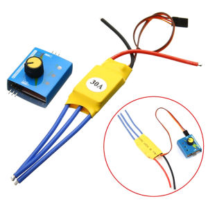 QUANSEN 30a 12v dc 3-phase high-power brushless motor speed regulator pwm controller