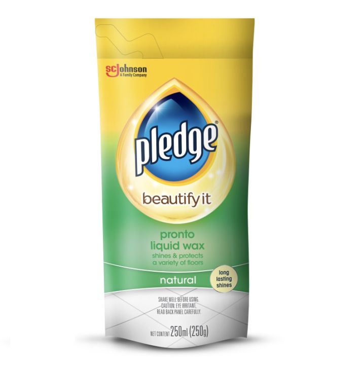 Pledge Liquid Wax Natural 250ml Lazada Ph