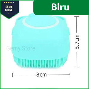 Sikat Bulu Mandi Silikon Anjing Kucing Hewan Pet Dog Grooming Brush Serba Guna Cuci Piring Rambut Bulu Silicone Halus