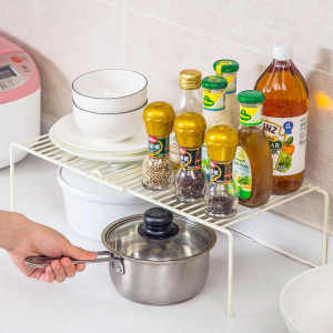 Space Organizer – Metal Kitchen Rack & Storage Shelf Stand