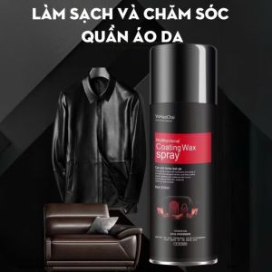 Xịt Dưỡng & Bóng Đồ Da 350ml – Phục Hồi Giày Túi Sofa Áo Khoác Da Chống Khô Nứt Làm Mềm