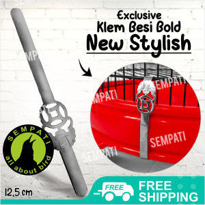 SEMPATI Jepitan Klem Pengait Plat Jepit Stainless Motif Lebah Jepitan Tebok Sangkar Burung Klem Pengait Plat Sangkar Kandang Burung Murai Kotak Lovebird Pleci