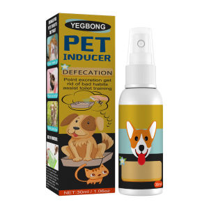YEGBONG Portable Dog Training Toilet Potty Pet Puppy Litter Toilet Pet Defecation Inducer Spray Stool Location Spray Indoor 30ML