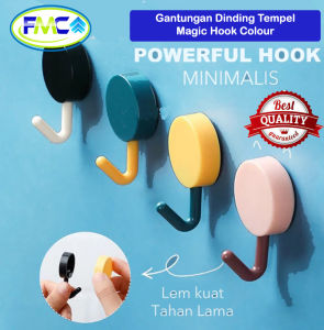 Gantungan Tempel Dinding Bulat Macaron Cantelan Kunci Motor Mobil Aksesoris Tempelan Serbaguna Murah Tembok Serbaguna Unik Tas Multifungsi