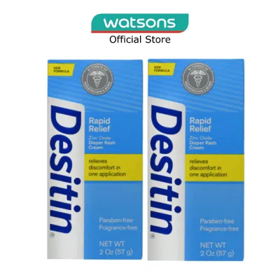 DESITIN Daily Defense Diaper Rash Protection Cream Instantly Soothe Diaper Rash Discomfort Twin Packset 57g x 2s