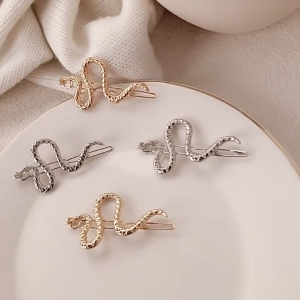 2pcs thời trang kim loại rắn kẹp tóc Retro động vật barrettes tóc mái giả trang trí mới lạ mũ nón