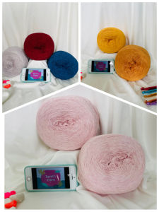 Yarn - Sợi Cotton 100% Xe tròn | Màu HOT đẹp_Sợi mền nhỏ nhẹ | Từ 250gram - 260gram_Cỡ 0.5mm | Hàng Tuyển - Terri Store