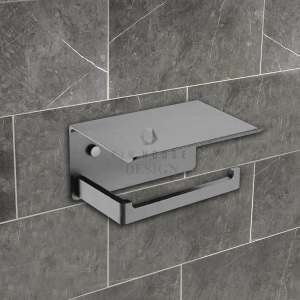 ALUMINIUM GUN METAL COLOURED.PAPER HOLDER