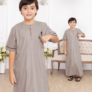 Jubah Anak Laki Laki Casual Premium 1 - 8 Tahun Zaid Series Assuffah