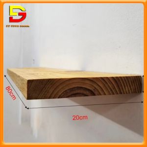 Kệ Gỗ Trang Trí Nhà Cửa Kệ Màu Gỗ Thông Gắn Tường Bằng Vít Âm Đẹp DG-613