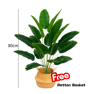 【SG Evergreen】Artificial Plant Fake Plants Artificial Travelers Palm Artificial Tree Faux Plant Artificial Banana Tree Tall Plant for Indoor Outdoor Decor