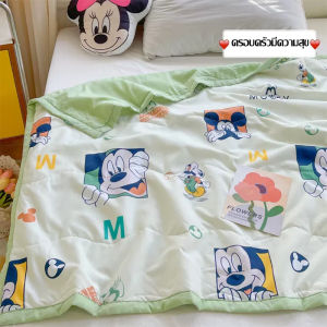 🔥พร้อมส่งจากไทย 🔥พร้อมส่ง ผ้าห่มลายการ์ตูนดิสนีย์ ลายลิขสิทธิ์แท้💯หมีพูห์ มิกกี้เมาส์ 💕ห่มกันไรฝุ่น เนื้อนุ่ม