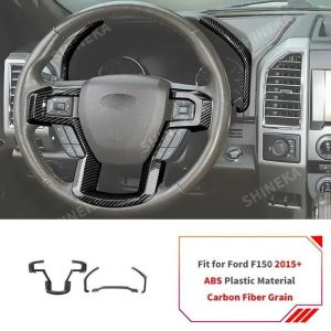Cornerr Car Carbon Fiber Grain Interior Decoration Cover for Ford F150 2015 2016 2017 2018 2019 2020 Accessories H5K8Q
