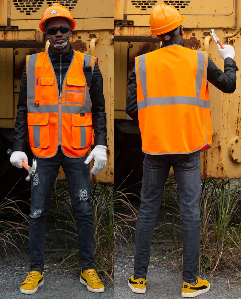 Hi vis cheap walking vest