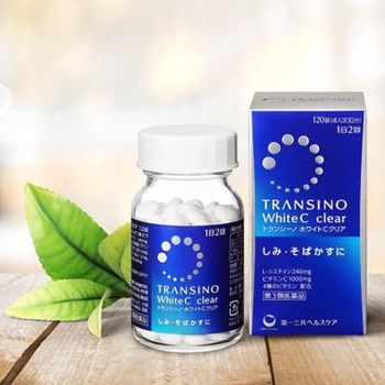 [Hoàn Tiền 8%]Viên uống trắng da ngừa nám Transino White C Clear 120 viên