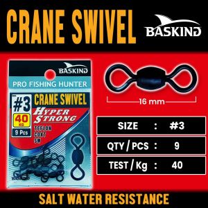 BASKING CRANE SWIVEL BASKING TEFLON COATED HYPER STRONG