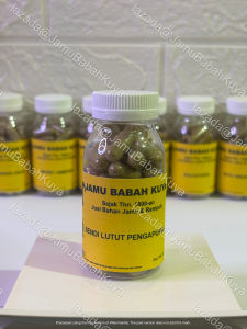 Obat HERBAL Pengapuran Tulang Nyeri Sendi Lutut Nyeri Lutut Tulang Keropos Osteoporosis - Jamu Babah Kuya (KAPSUL)