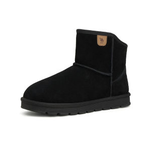 Cameljeans Giày Nam Mùa Đông mới dày đế nhung dày Bốt đi tuyết