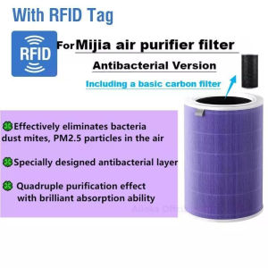 Xiaomi 2S/3/Pro penapis penulen udara mensterilkan pembersihan bakteria