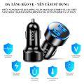 Tẩu Sạc Nhanh Ô Tô USB Kép 3.1A Cổng Suất 17.5W Tẩu Sạc Ô Tô 12V 24V. 