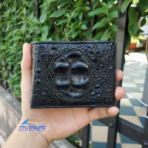 [FREE SHIP] Ví Cá Sấu Nam 2 Mặt. Gù Gai Cá Sấu Lớn Hàng Đẹp - Cực Hiếm