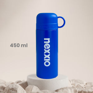 Aveline Termos Air Panas 450ml Stainless Steel SUS316 Tahan 8 Jam Botol Air Dengan Tutup Kecil Portable Cup