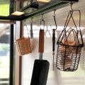 kangle kangle【💥50% off】10 ชิ้น Strong ตะขอแม่เหล็กปฏิบัติโหลดแบริ่ง Hook อเนกประสงค์สําหรับ Home Kitchen Bar Storage Key Coat ถ้วยแขวน. 