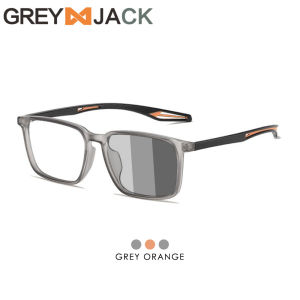 Grey Jack Kacamata Antiradiasi Blueray Photocromic 2in1 Model Sport Ringan Bahan TR90 Fashionable Pria Wanita 95099