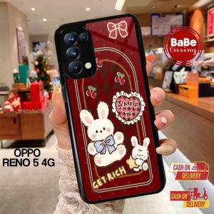 Casing Oppo Reno 5 4G Terbaru Case Cute Red New Oppo Reno 5 4G Hardcase Softcase Premium Glosy Terlaris Termurah