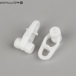 WP💓💛💖 50pcs Of Lightweight Curtain Rail Sliding Wheel Hook Type Universal Straight Rail Curved Rail Slider Curtain Hook Ring