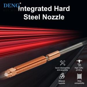 【Special price】Deng For Creality K2 Plus Nozzle Quick-Swap Nozzle Kit Hardened Steel Nozzle All-metal High-Flow Printing For Creality 3D Printers